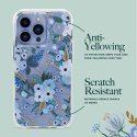 ND38_RP049320 Rifle Paper Clear - Etui iPhone 14 Pro Max (Garden Party Blue)