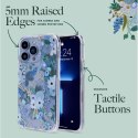 ND38_RP049320 Rifle Paper Clear - Etui iPhone 14 Pro Max (Garden Party Blue)