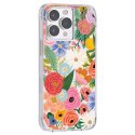 ND38_RP049428 Rifle Paper Clear MagSafe - Etui iPhone 14 Pro Max (Garden Party Blush)