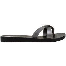 ND05_K14698-37 81805-24145 Klapki damskie Ipanema Kirei Fem czarno-srebrne 81805-24145 r.37