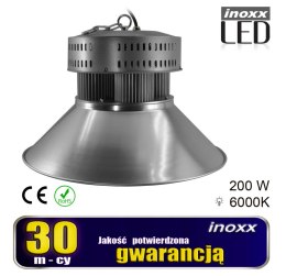 Lampa przemysłowa led 200w high bay cob 6000k zimna 18 000lm
