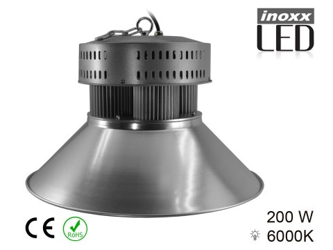 Lampa przemysłowa led 200w high bay cob 6000k zimna 18 000lm