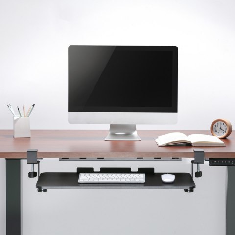 Uchwyt na klawiaturę podbiurkowy Maclean, regulowany, MC-839