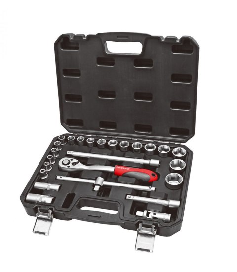 Zestaw 25 szt. nasadek i końcówek 1/2 crv proline