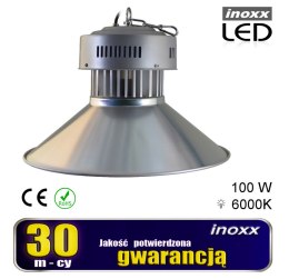 Lampa przemysłowa led 100w high bay cob 6000k zimna 10 000lm