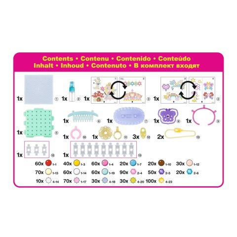 AQUABEADS Świat wróżek Koraliki Gwiazdki 31766