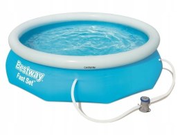 Basen rozp.dm.kołnierz300X76cm+filtr B57270 51295 BESTWAY