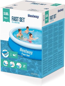 Basen rozp.z dmuch kołnierzem 366x76 B57273 51356 BESTWAY