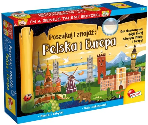 Lisciani Im a genius Poszuk..Polska-Europa 94059