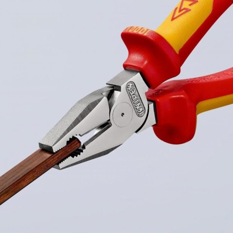 KNIPEX SZCZYPCE UNIWERSALNE 180MM O ZWIĘKSZONYM PRZEŁOŻENIU