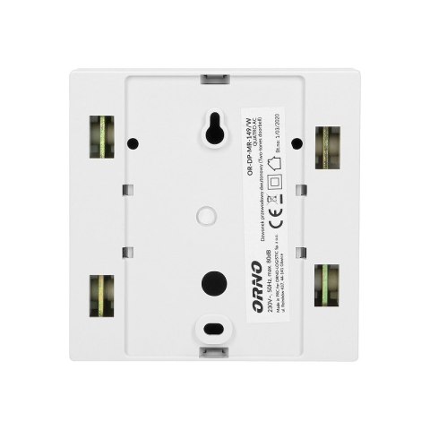 ORNO DZWONEK GONG DWUTONOWY 230V QUATRO AC BIAŁY