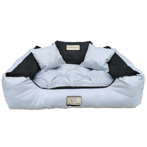 Legowisko dla psa 145 x 115 Jasnoszare KingDog