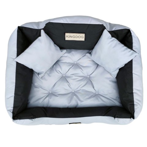 Legowisko dla psa 145 x 115 Jasnoszare KingDog