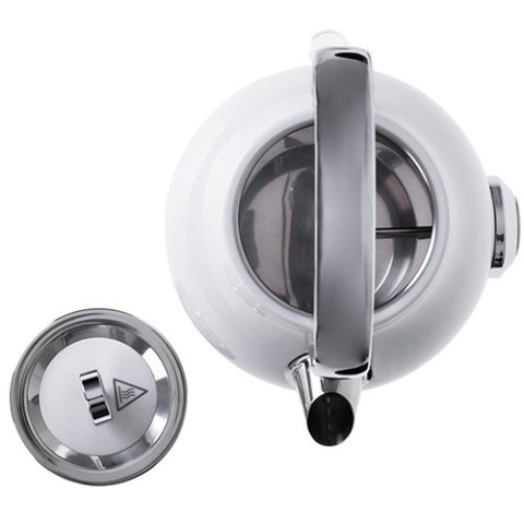 AD 1346 white Czajnik metalowy z termometrem 1,7l strix