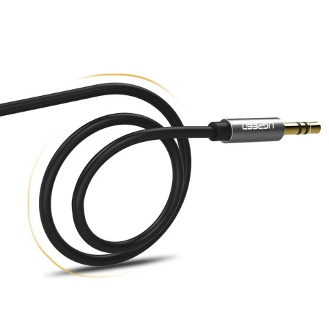 Kabel przewód audio AV119 mini jack 3.5mm 5m - czarny