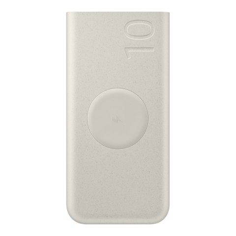 Powerbank indukcyjny Samsung 10000mAh 2x USB-C 25W SFC - beżowy
