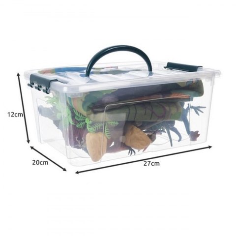 WOOPIE Duży Zestaw Figurki Dinozaury XXL + Mata Prehistoryczny Świat