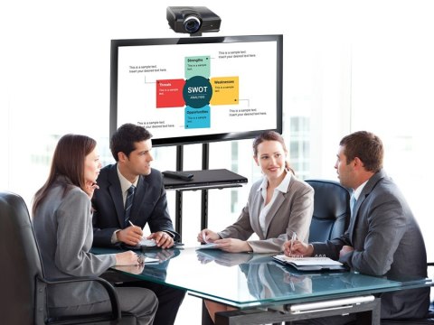 Stand wózek do TV Maclean, profesjonalny, do TV, na kółkach, max. VESA 600x400, max. 55kg, MC-661