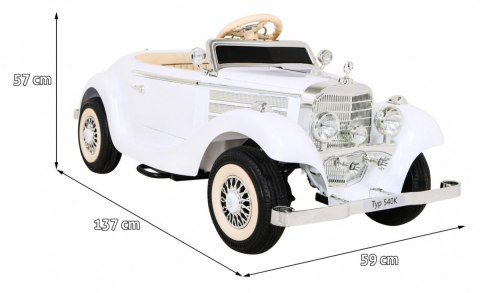 ND28_13117_PA_A200_BIA Pojazd Mercedes Benz Retro Typ 540A Biały