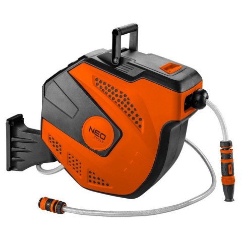 NEO WĄŻ OGRODOWY Z AUTOMATYCZNYM ZWIJACZEM 1/2', 20 M +2M