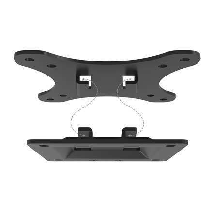 Digitus Digitus | Uchwyt ścienny | DA-90303-1 | Stały | Maksymalna waga (udźwig) 18 kg | Czarny