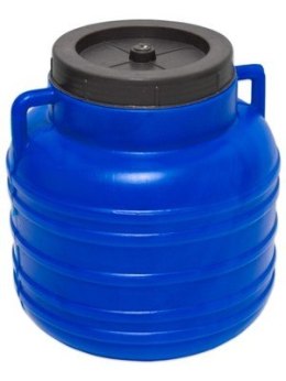 UN BECZKA PLASTIKOWA 80L KRÓTKA OKRĄGŁA