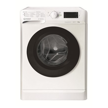 INDESIT INDESIT | MTWSE 61294 WK EE | Pralka | Klasa efektywności energetycznej C | Ładowana od frontu | Pojemność prania 6 kg | 1151 ob