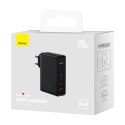Szybka ładowarka GaN5 Pro 2xUSB-C+USB-A 140W EU - czarna