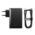 Szybka ładowarka GaN5 Pro 2xUSB-C+USB-A 140W EU - czarna