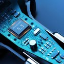 Transmiter samochodowy R2PRO+ z portami ładowania PD 25W Bluetooth 5.3 RGB - czarno-srebrny