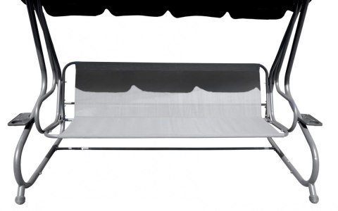 ND28_11103_8011_PAT_CB Huśtawka Ogrodowa Siedzisko Textylina 2x1 WZÓR Brązowa