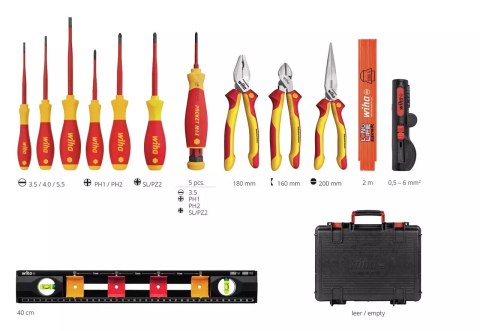 WIHA WALIZKA NARZĘDZIOWA DLA ELEKTRYKÓW BASIC L, 18CZ.
