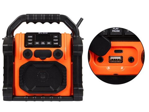 77-552# Radio przenośne analogowe am/fm blow ra14 budowlane