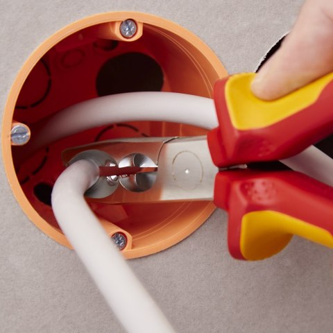 KNIPEX SZCZYPCE DO ŚCIĄGANIA IZOLACJI 165MM