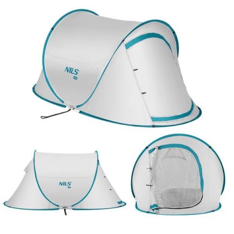 NC3743 NAMIOT KEMPINGOWY SAMOROZKŁADAJĄCY SZARY NILS CAMP