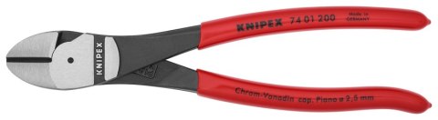 KNIPEX SZCZYPCE TNĄCE BOCZNE O ZWIĘKSZONYM PRZEŁOŻENIU 200MM