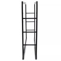 Stojak na drzewo kominkowe 100x100cm minimalistyczny mocny stabilny wysoka jakość materiałów