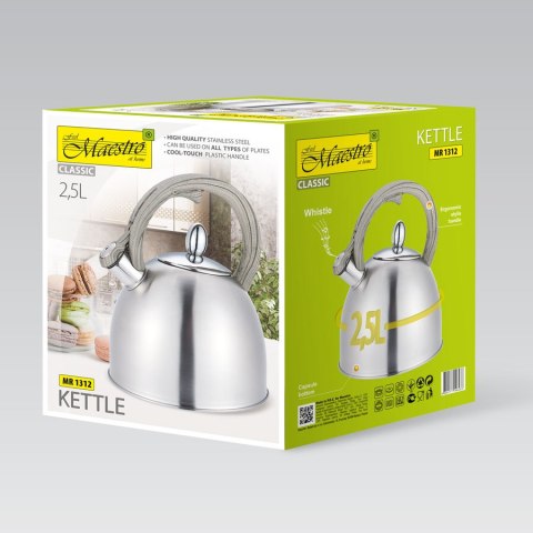 CZAJNIK STALOWY 2.5L SATYNA MAESTRO MR-1312