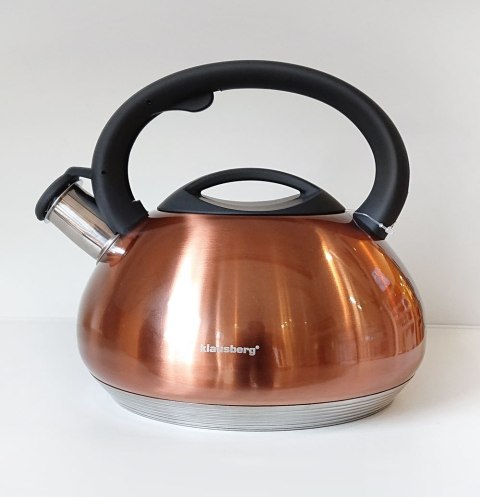 CZAJNIK STALOWY 2.7L DNO x7 KLAUSBERG COPPER KB-7385