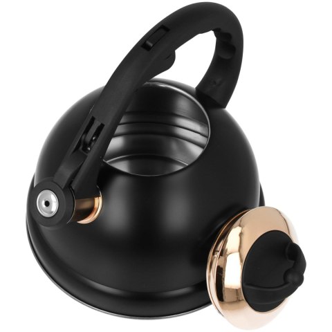 CZAJNIK STALOWY 2.7L INDUKCJA GAZ BRUNBESTE BB-2419 CZARNY ROSE GOLD