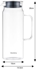 DZBANEK SZKLANY 1.5L KLAUSBERG KB-7687