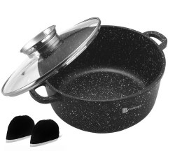 GARNEK Z POWŁOKĄ MARMUROWĄ 1.6L 18cm BRUNBESTE BB-1980