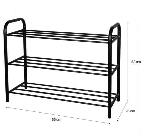REGAŁ PÓŁKA NA BUTY 65 x 52 x 26cm BRUNBESTE BB-1129