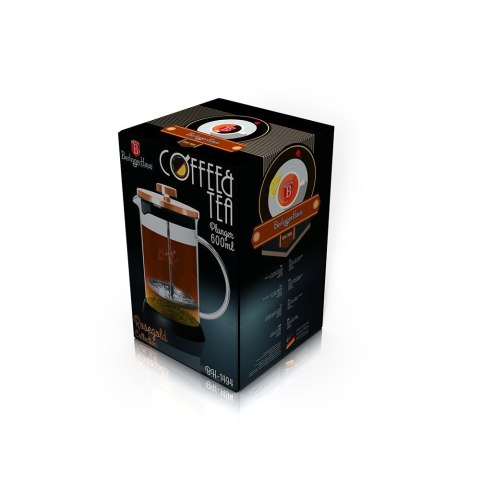 ZAPARZACZ DO HERBATY 600ML BERLINGER HAUS METALLIC ROSE GOLD BH-1494