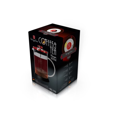ZAPARZACZ DO HERBATY 800ML BERLINGER HAUS METALLIC BURGUNDY LINE BH-1498