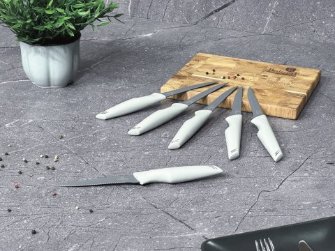 ZESTAW NOŻY DO STEKÓW LUB PIZZY 6 EL. BERLINGER HAUS ASPEN BH-2840