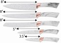 ZESTAW NOŻY KUCHENNYCH W BLOKU 5 EL. KLAUSBERG KB-7769