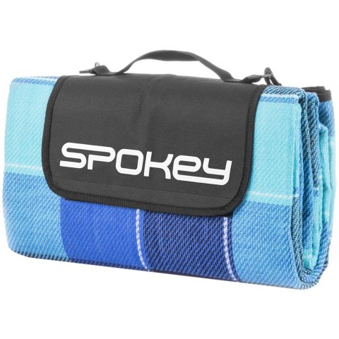 ND05_K13354 Koc piknikowy Spokey Picnic Flannel niebieski 150x180cm 839636
