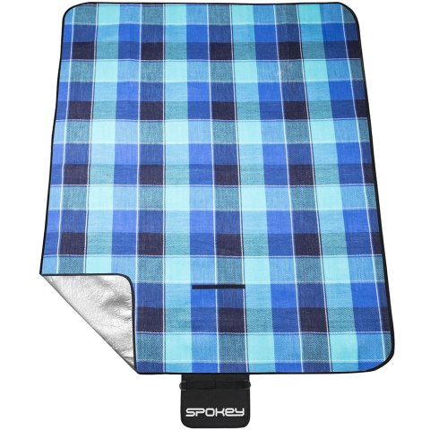 ND05_K13354 Koc piknikowy Spokey Picnic Flannel niebieski 150x180cm 839636