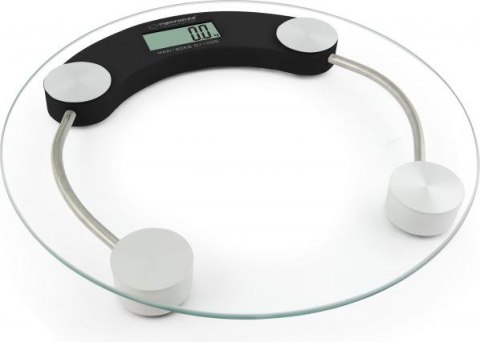 Waga łazienkowa ESPERANZA Jukari EBS007K (maks. 180kg /Czarno-przezroczysty)